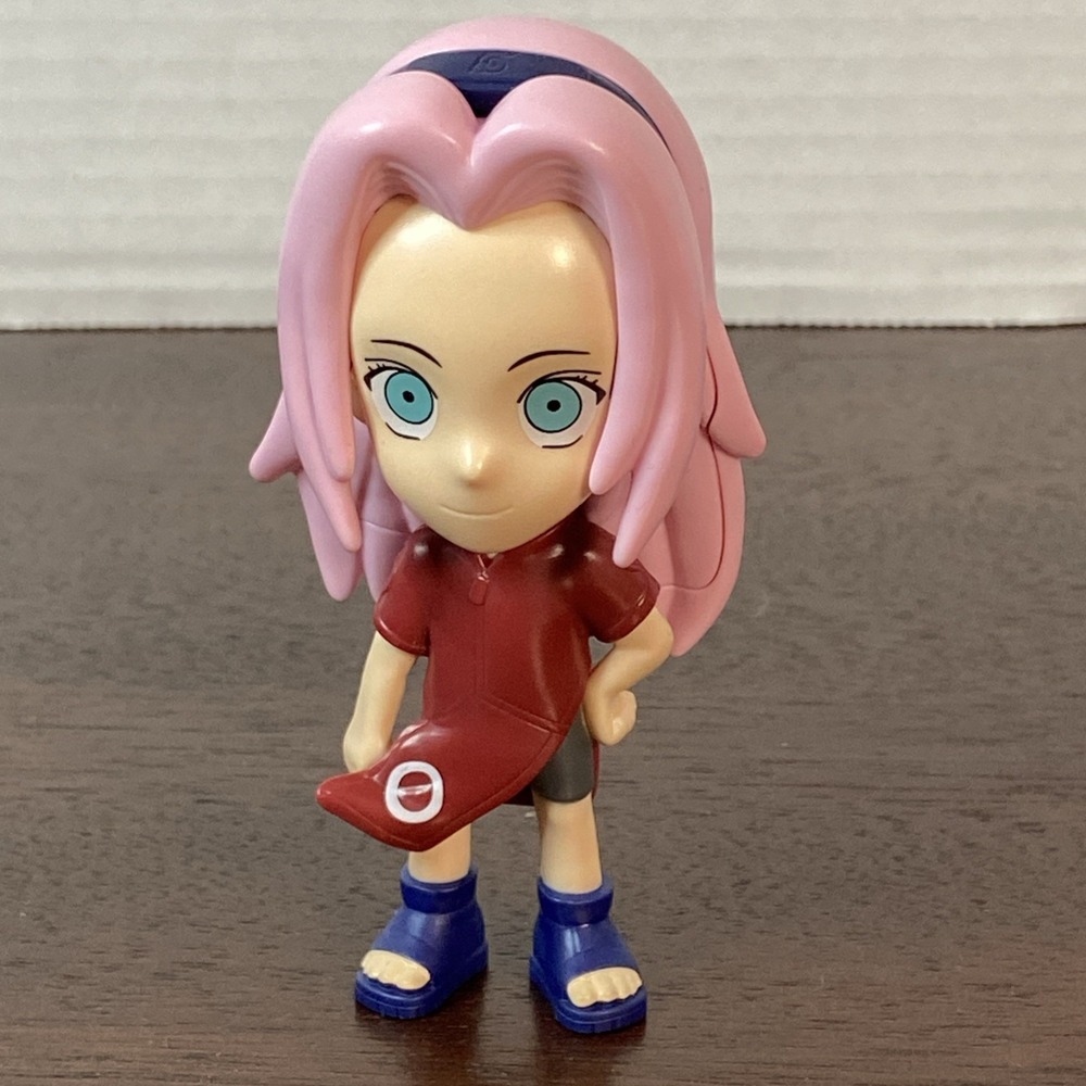 Vtg 2002 Sakura Haruno Naruto Shippuden Chibi Anime Action Figure Collectible